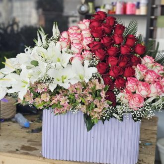 سبد گل تبریک کد 1649
